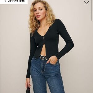 Reformation - Kaitlyn Cotton Cardigan - Size XS